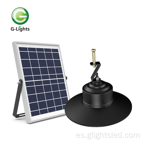 Lámpara led solar inteligente de control remoto 50w de alta bahía